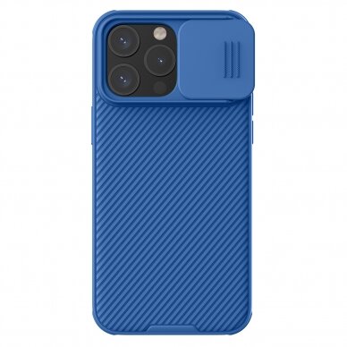 Nillkin CamShield Pro Magnetic Case for iPhone 15 Pro Max with Camera Cover - Blue