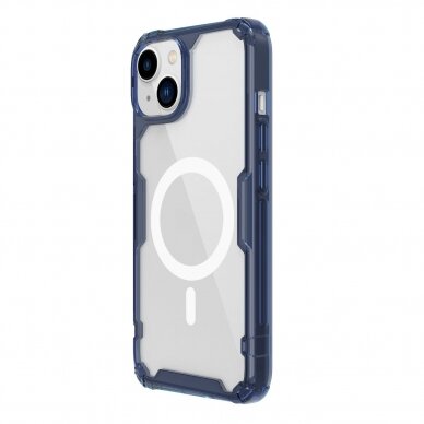 Nillkin Nature Pro Armored Case with MagSafe for iPhone 15 Plus - Blue 4