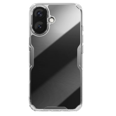 Nillkin Nature Pro Dėklas skirtas iPhone 16 - transparent and white