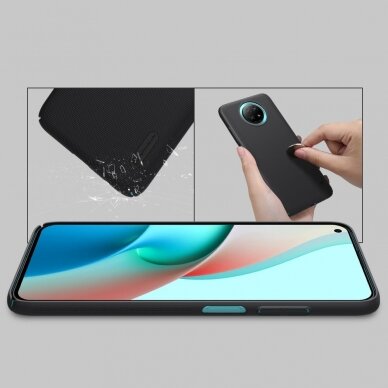 Nillkin Super Frosted Shield Case + kickstand for Xiaomi Redmi Note 9T 5G black 10