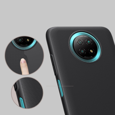 Nillkin Super Frosted Shield Case + kickstand for Xiaomi Redmi Note 9T 5G black 9