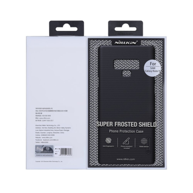 Nillkin Super Frosted Shield dėklas Samsung Galaxy A42 5G juodas 4