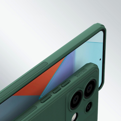 Nillkin Super Frosted Shield Pro Dėklas skirtas Xiaomi Redmi Note 13 Pro 5G / Poco X6 5G - green 6