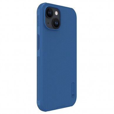 Nillkin Super Frosted Shield Pro iPhone 15 Case - Blue 4