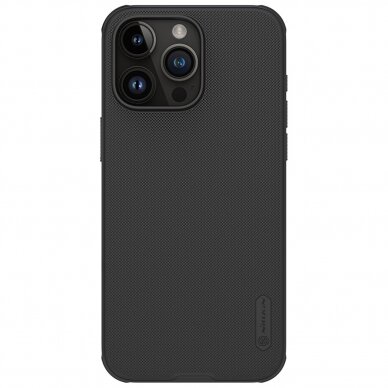 Nillkin Super Frosted Shield Pro iPhone 15 Pro Max Case - Black