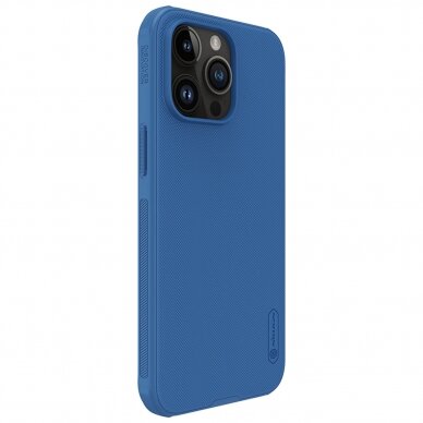 Nillkin Super Frosted Shield Pro iPhone 15 Pro Max Case - Blue 4