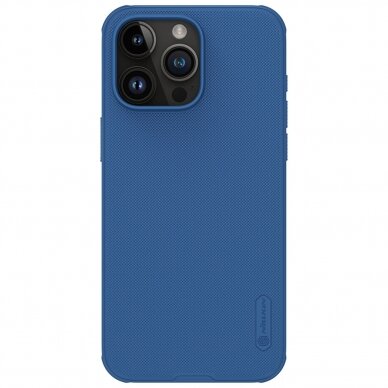 Nillkin Super Frosted Shield Pro iPhone 15 Pro Max Case - Blue