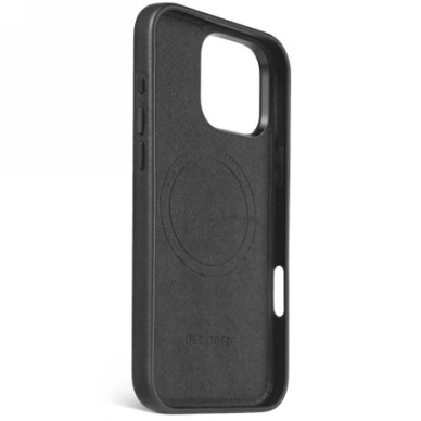 Odinis dėklas Decoded Leather iPhone 16 Pro Max - Juodas 2