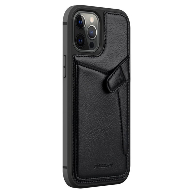 Odinis dėklas Nillkin Aoge Leather iPhone 12 mini Juodas 2