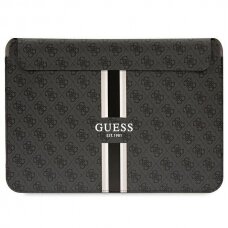 Originalus dėklas Guess case GUCS16P4RPSK 16  Juodas 4G Printed Stripes