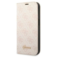 Originalus dėklas Guess GUBKP14MHG4SHP iPhone 14 Plus 6.7 rožinis / rožinis book 4G Vintage Gold Logo