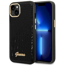 Originalus dėklas Guess GUHCP14MHGCRHK iPhone 14 Plus 6.7 Juodas hardcase Croco Collection