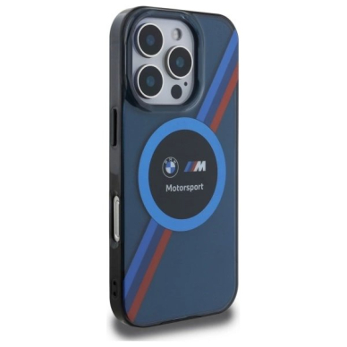 Orginalus BMW Dėklas Motosport IML Circle MagSafe  iPhone 16 Pro - navy blue 3