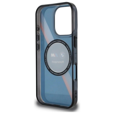 Orginalus BMW Dėklas Motosport IML Circle MagSafe  iPhone 16 Pro - navy blue 6