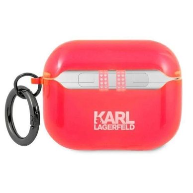 Orginalus dėklas Karl Lagerfeld KLAPUCHFP AirPods Pro cover /rožinis Choupette 1