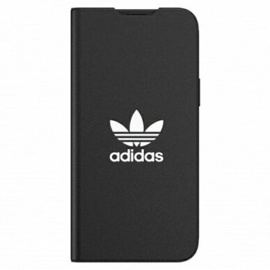 Originalus Adidas dėklas OR Booklet Case BASIC iPhone 13 Pro Max 6,7"   Juodas Baltas 47127 1