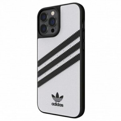 Originalus Adidas dėklas OR Molded PU iPhone 13 Pro Max 6.7 Baltas / Baltas 47143 2