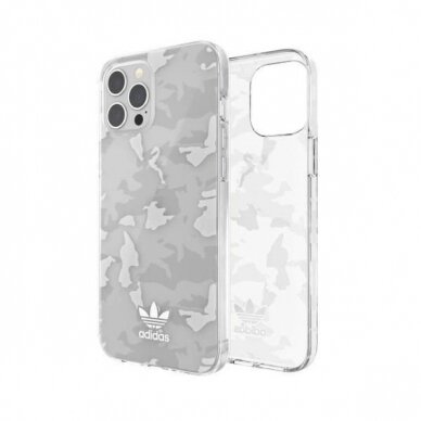 Originalus Adidas dėklas OR SnapCase Camo iPhone 12 Pro Ma x Baltas 43706 3