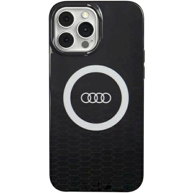 Originalus Audi dėklas IML Big Logo MagSafeiPhone 13 Pro / 13 - Juodas