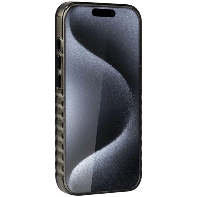 Originalus Audi dėklas IML Big Logo MagSafeiPhone 15 Pro Max - Juodas 2