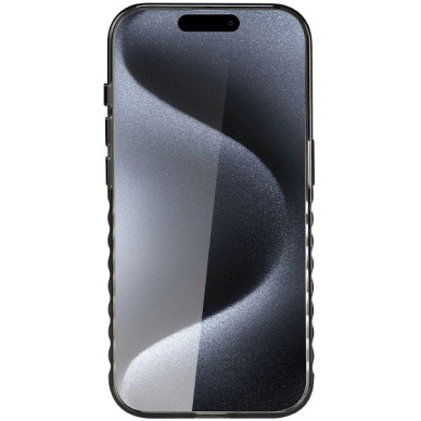 Originalus Audi dėklas IML Big Logo MagSafeiPhone 15 Pro Max - Juodas 3