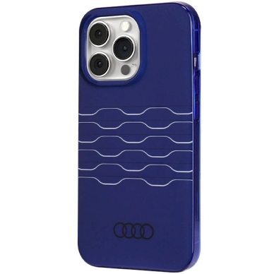 Originalus Audi dėklas IML MagSafeiPhone 13 Pro / 13 - mėlynas 1