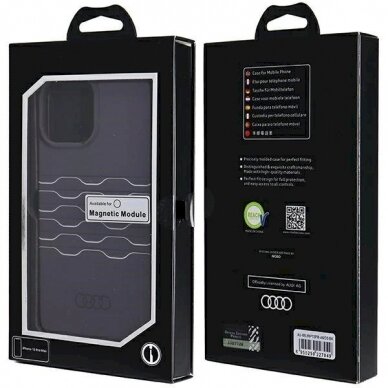 Originalus Audi dėklas IML MagSafeiPhone 13 Pro Max - Juodas 6