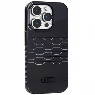 Originalus Audi dėklas IML MagSafeiPhone 14 Pro - Juodas 5