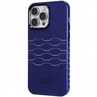 Originalus Audi dėklas IML MagSafeiPhone 14 Pro Max - mėlynas 1