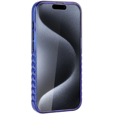 Originalus Audi dėklas IML MagSafeiPhone 15 Pro - mėlynas 2