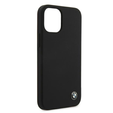 Originalus Bmw dėklas Bmhcp12Ssilbk Iphone 12 Mini juodas Silicone Signature 7