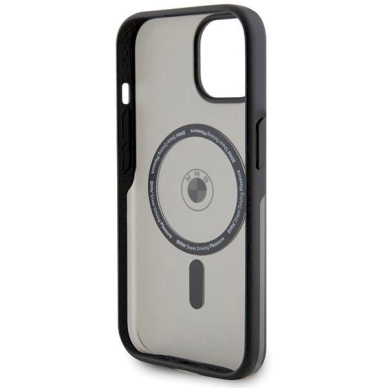 Originalus BMW dėklas IML Signature MagSafeiPhone 15 Plus / 14 Plus - juodas 6