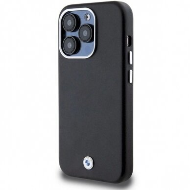 Originalus BMW dėklas Signature Wrapped Metal MagSafeiPhone 14 Pro - juodas 1