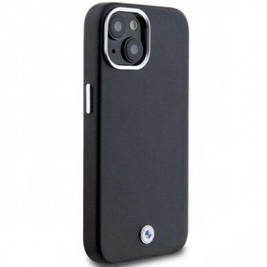 Originalus BMW dėklas Signature Wrapped Metal MagSafeiPhone 14/15/13 - juodas 3