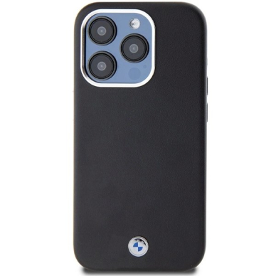 Originalus BMW dėklas Signature Wrapped Metal MagSafeiPhone 15 Pro - juodas 2