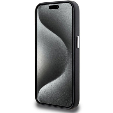 Originalus BMW dėklas Signature Wrapped Metal MagSafeiPhone 15 Pro - juodas 4