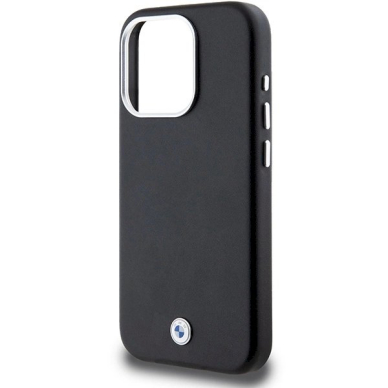 Originalus BMW dėklas Signature Wrapped Metal MagSafeiPhone 15 Pro - juodas 5