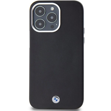 Originalus BMW dėklas Signature Wrapped Metal MagSafeiPhone 15 Pro Max - juodas 2