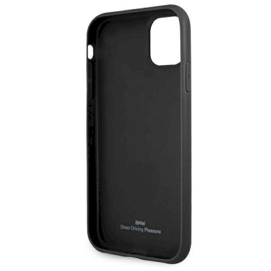 Originalus dėklas BMW BMHCN61RSPPR iPhone 11 6,1" / Xr Raudonas hardcase Leather Curve Perforate 6