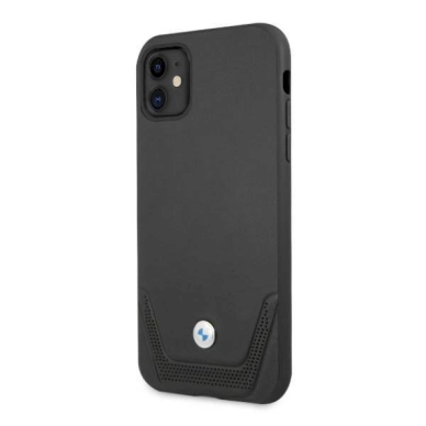 Originalus dėklas BMW BMHCN61RSWPK iPhone 11 6,1" / Xr  Juodas hardcase Leather Perforate 1