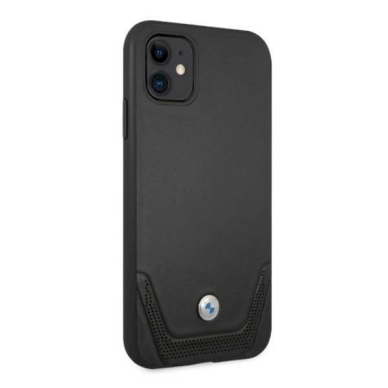 Originalus dėklas BMW BMHCN61RSWPK iPhone 11 6,1" / Xr  Juodas hardcase Leather Perforate 3