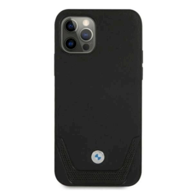 Originalus dėklas BMW BMHCP12MRSWPK iPhone 12/12 Pro 6,1"  Juodas hardcase Leather Perforate 2