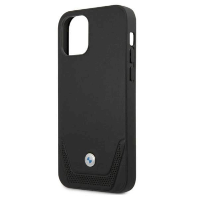 Originalus dėklas BMW BMHCP12MRSWPK iPhone 12/12 Pro 6,1"  Juodas hardcase Leather Perforate 5