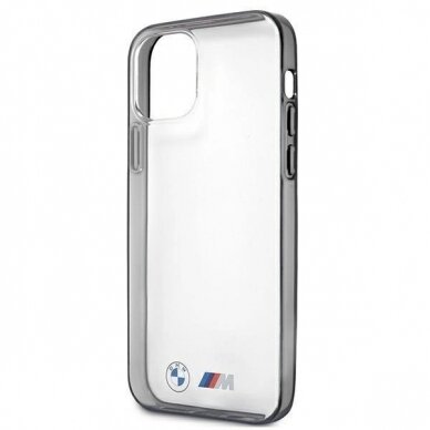 Originalus dėklas BMW BMHCP12SMBTOK iPhone 12 mini 5,4" Permatomas hardcase Sandblast 5