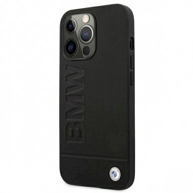 Originalus dėklas BMW BMHCP13XSLLBK iPhone 13 Pro Max 6,7"  Juodas hardcase Signature Logo Imprint 1