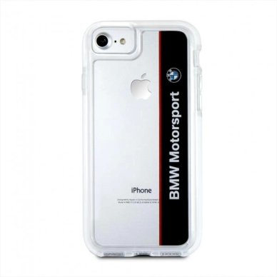 Originalus dėklas BMW hardcase BMHCP7SPVNA iPhone 7 /8/SE 2020 /  SE 2022 Permatomas navy SHOCKPROOF 1