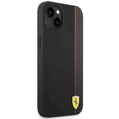 Originalus dėklas Ferrari FEHCP14MAXBK iPhone 14 Plus 6.7  Juodas hardcase Carbon 3