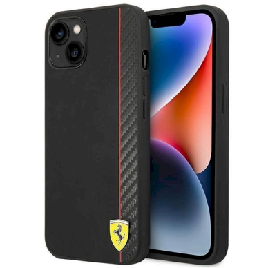 Originalus dėklas Ferrari FEHCP14MAXBK iPhone 14 Plus 6.7  Juodas hardcase Carbon