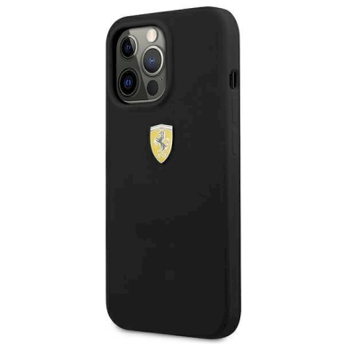 Originalus dėklas Ferrari FESSIHCP13LBK iPhone 13 Pro / 13 6.1  Juodas hardcase Silicone 1