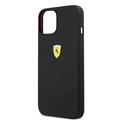 Originalus dėklas Ferrari FESSIHCP13MBK iPhone 13 6.1  Juodas hardcase Silicone 5